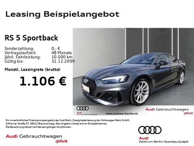 Audi Audi RS 5 Sportback tiptr. *NAV+*B&O*ACC*R-CAM* im Auto Abo von Null-Leasing