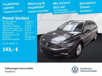 VW Volkswagen Passat Variant 2.0 TDI DSG Business Navi LaneAssist DAB+ LED CB533Z im Auto Abo von LeasingMarkt.de