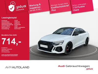 Audi AUDI RS3 Limousine 2.5 TFSI quattro S tronic | PANO | im Auto Abo von Null-Leasing