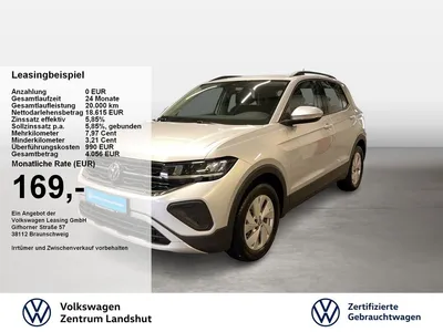 VW Volkswagen T-Cross Life 1.0 TSI 2xKlima ACC KlimaA LED PDC im Auto Abo von Mobile.de