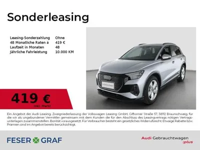 Audi Audi Q4 e-tron 45 AHK HuD MATRIX ACC SONOS KAMERA im Auto Abo von LeasingMarkt.de