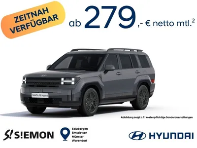 Hyundai Hyundai SANTA FE Hybrid Blackline 1.6 T-GDI HEV Allrad im Leasing von 9drive