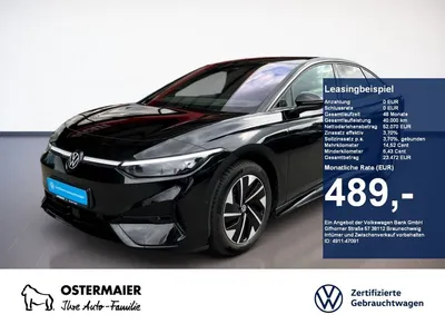 VW Volkswagen ID.7 PRO S BLACK STYLE 286PS ACC.5J-G.AHK.WÄRMEP im Leasing von Null-Leasing