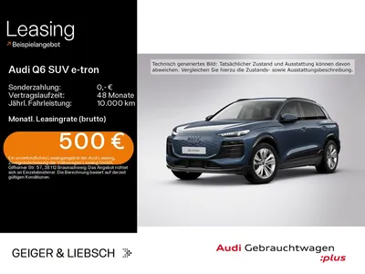 Audi Audi Q6 e-tron performance*NAVI*LED*HUD*B&O*LEDER*SHZ im Auto Abo von Mobile.de