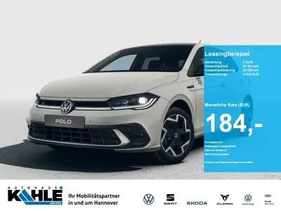 VW Volkswagen Polo 1.0 TSI DSG R-Line Black RoofGJR Klima RFK im Auto Abo von LeasingMarkt.de