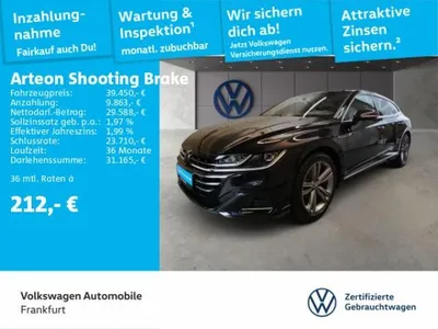 VW Volkswagen Arteon Shooting Brake 2.0 TDI DSG 4Motion R-Line Navi DCC DAB+ im Auto Abo von LeasingMarkt.de