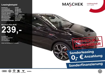 VW Volkswagen Polo GTI Sonderleasing! Panorama Anschlussg 18Zo im Leasing von Null-Leasing