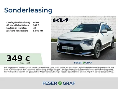 Kia Kia Niro 1.6 HEV 138 DCT VISION KOMFORT STYLE im Leasing von Null-Leasing