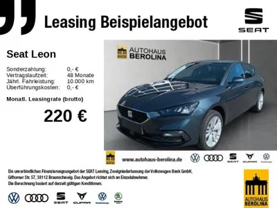 Seat Seat Leon 1.0 eTSI Style DSG *LED*SHZ*GRA*KLIMA* im Auto Abo von LeasingMarkt.de