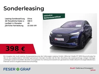 Audi Audi Q4 e-tron Q4 Sportback 45 e-tron LED/Leder/ACC/PDC/21 Zoll im Auto Abo von LeasingMarkt.de