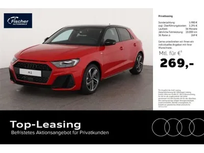 Audi Audi A1 Sportback 35 TFSI S line LP: 38.560,- /Rückfahrkamera im Auto Abo von LeasingMarkt.de