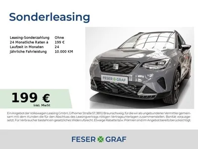 Seat Seat Arona 1.0 TSI DSG FR Black Edition LED/Navi/ACC im Leasing von LeasingMarkt.de