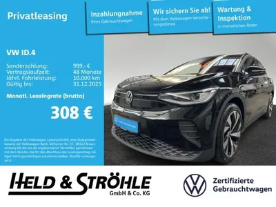 VW Volkswagen ID.4 Pro IQ-LED NAV SPORTPAKET WÄPU 20" im Auto Abo von LeasingMarkt.de