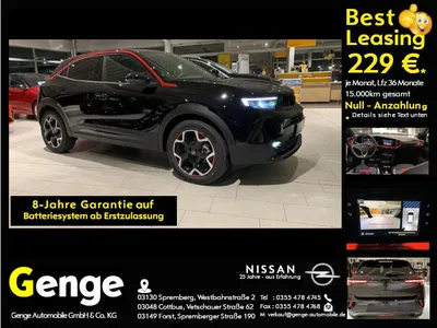 Opel Opel Mokka-e GS Line, Park&Go-Paket,Winter-Paket,Kame im Leasing von Null-Leasing