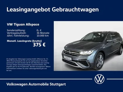 VW Volkswagen Tiguan Allspace Elegance 2.0 TDI DSG Navi Kamera im Leasing von Null-Leasing