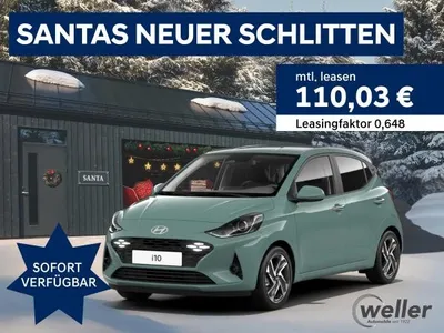Hyundai Hyundai i10 🎄 Select - Abverkauf-Aktion 🎅 – Sofort Verfügbar! 🎄 im Auto Abo von LeasingMarkt.de