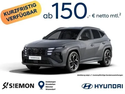 Hyundai Hyundai Tucson 1.6 T-GDI N-Line ✔️ Gewerbekundenaktion ✔️ kurzfristig verfügbar ✔️ im Auto Abo von LeasingMarkt.de
