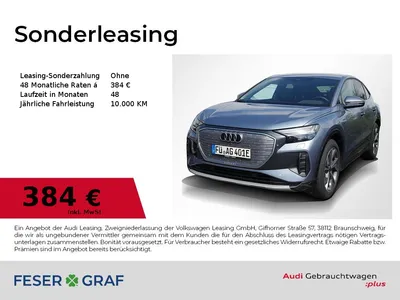 Audi AUDI Q4 Sportback e-tron 50 quattro 220 kW Matrix im Auto Abo von Null-Leasing