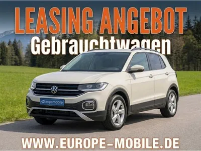 VW Volkswagen T-Cross Style 1.0 TSI OPF 110 (Gebraucht) ACC|LED|NAV|CLIMA|4JGarantie|UVM. im Leasing von LeasingMarkt.de
