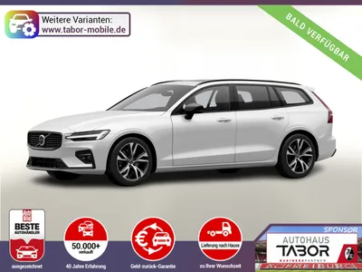 Volvo Volvo V60 B4 Plus Dark AHK Pano Leder H&K ACC 360° SHZ im Leasing von 9drive