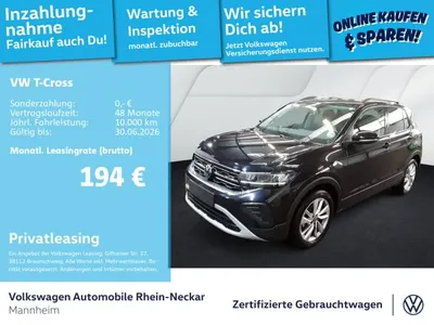 VW Volkswagen T-Cross 1.0 TSI GOAL Navi PDC LED uvm im Leasing von LeasingMarkt.de