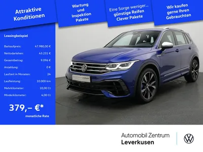 VW Volkswagen Tiguan R 4Motion ACC NAVI SHZ AHK KAM MATRIX im Auto Abo von Null-Leasing