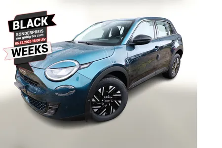 Fiat 600 MHEV AT LED Nav ACC Kam Keyl Klimaaut Auto-Abo privat im Auto Abo von Autohaus Tabor