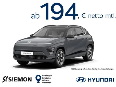 Hyundai Hyundai Kona Elektro 218 PS ⚡ 65,4 kWh  ⚡Assistenzpaket 2   ⚡  Prime  ⚡Glasschiebedach ⚡ 19 Zoll Alu  ⚡ im Auto Abo von LeasingTime