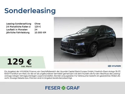 Hyundai Hyundai Bayon TREND NAVI SHZ LHZ CARPLAY AUTOMATIK KLIMA im Leasing von Null-Leasing
