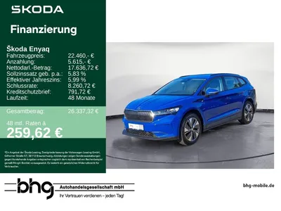 Skoda Skoda Enyaq iV electric 1-Gang-Automatik im Leasing von Null-Leasing