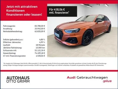 Audi Audi RS4 Avant 2.9 TFSI quattro Tiptronic LEDER im Auto Abo von LeasingMarkt.de