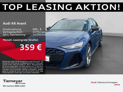 Audi Audi A6 Avant TDI Q S LINE PANO LEDER HuD B&O im Leasing von Null-Leasing