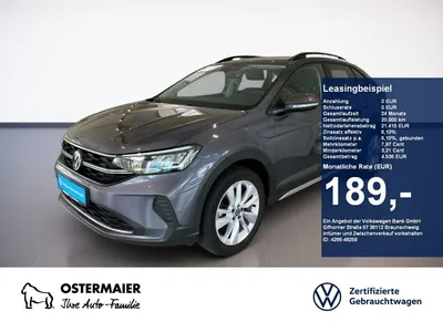 VW Volkswagen Taigo LIFE 1.0TSI 116PS DSG 5J-G.KAMERA.NAVI+VC. im Leasing von Null-Leasing