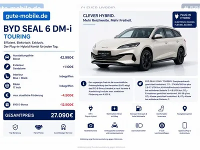 BYD BYD Seal 6 DM-i Touring Boost im Leasing von LeasingMarkt.de