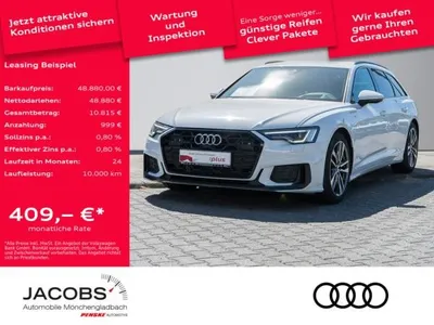 Audi Audi A6 Avant 40TDI S line/Black/HuD/Matrix/360°/19Zoll im Auto Abo von LeasingMarkt.de