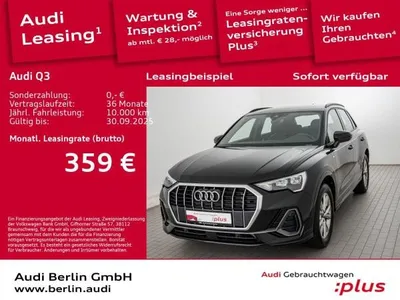 Audi Audi Q3 S line 35 TDI S tr. RFK LED NAVI VIRTUAL im Auto Abo von LeasingMarkt.de