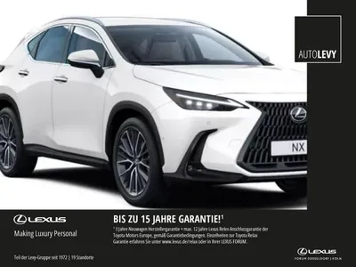 Lexus Lexus NX 450h+ Luxury Line HEAD-UP+MARK-LEVINSON+PANO im Leasing von LeasingMarkt.de
