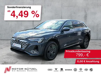 Audi Audi Q8 e-tron 55 QU ADVANCED MATRIX+HuD+B&O+AIR+PANO im Leasing von Null-Leasing