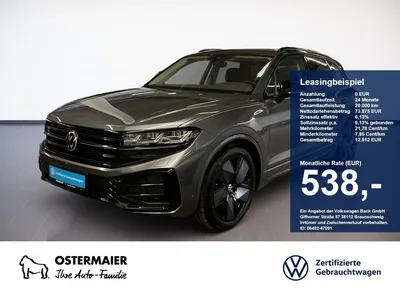 VW Volkswagen Touareg R-LINE BLACK STYLE 3.0TDI 286PS NP.126T im Leasing von Null-Leasing