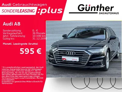 Audi Audi A8 60 TFSIe QUATTRO+INDIVIDUALKONTURSITZ+DÄMMGLA im Leasing von Null-Leasing