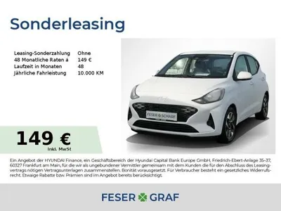 Hyundai Hyundai i10 TREND&KOMFORT-PAKET NAVI KAMERA SHZ LHZ im Auto Abo von LeasingMarkt.de