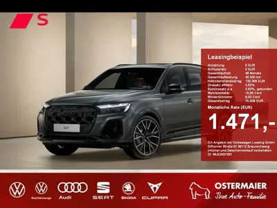 Audi Audi SQ7 SUV TFSI tiptronic 507PS AHK,PANO,HuD,B&O,MA im Auto Abo von Null-Leasing