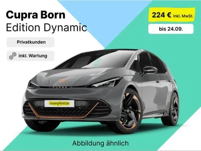 Cupra Cupra Born Edition Dynamic 60 kWh | inkl. Wartung | Privat | nur bis 24.09 im Auto Abo von LeasingMarkt.de