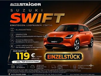 Suzuki Suzuki Swift Comfort 🚗Allrad🔥 Einzelstück💍 im Leasing von LeasingMarkt.de