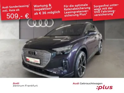 Audi Audi Q4 55 e-tron quatt MATRIX*HUD*360*ACC*MMI*WABEN* im Leasing von Null-Leasing