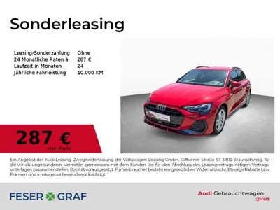 Audi Audi A3 Sportback 35 TDI - S line - KAMERA - SONOS im Auto Abo von LeasingMarkt.de