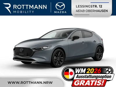 Mazda Mazda 3 SoMo e-SKYACTIV-G 2.5 140ps Aut. NAGISA im Leasing von Null-Leasing