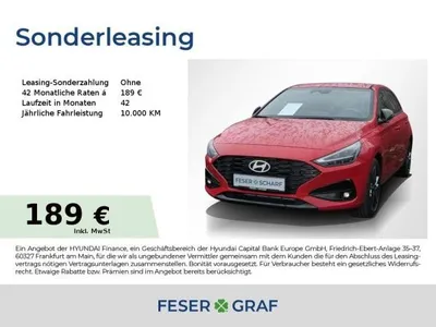 Hyundai Hyundai i30 ADVANTAGE NAVI KAMERA LED SHZ LHZ CARPLAY im Auto Abo von LeasingMarkt.de