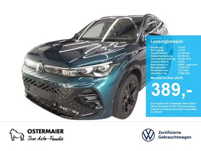 VW Volkswagen Tiguan R-LINE BLACK STYLE 193PS DSG 4M NP.73T AC im Auto Abo von Null-Leasing