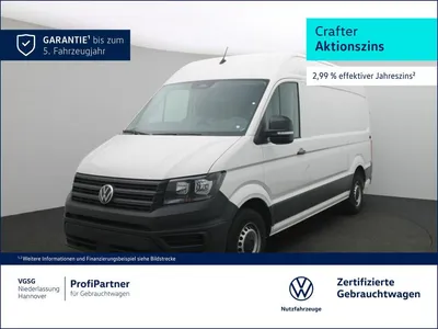 VW Volkswagen Crafter Kasten MR vorb.AHK Holzboden 270 ?Türen im Leasing von Null-Leasing